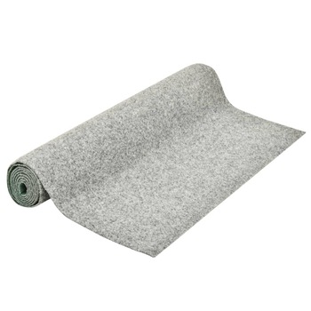 Gazon artificial cu crampoane, gri, 5x1,33 m 147664